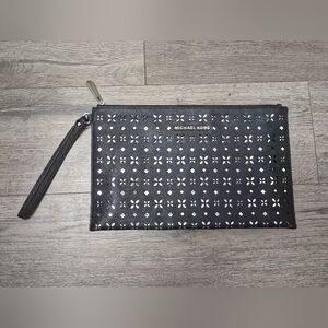 Michael Kors Wristlet Black Cutouts Baddie Party Festive